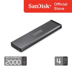 샌디스크 프로페셔널 정품 프로 블레이드 MAG 4 TB 테라 SDPM1NS