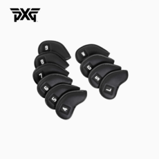 PXG 아이언 헤드커버 10EA 세트 GGH1 클래식 블랙, 10개