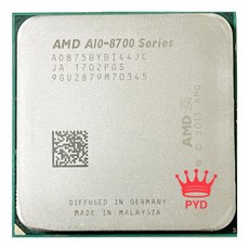 AMD A10-Se충전s PRO A10-8750B A10 8750 3.6G 65W AD8750YBI44JC/AD875BYBI44JC 소켓 FM2 +, 한개옵션0