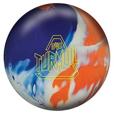 DV8 Turmoil Solid Bowling Ball Turmoil Solid Bowling Ball BlueWhiteOrange 15 lb 999999226752, One Color