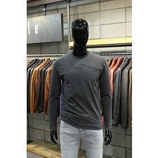 빠니깔레 소프트스판 2COLOR 비대칭다트절개 슬림핏라운드넥긴팔티 d-htee31