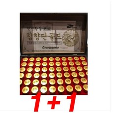 1+1원쁠원 천년황실 발효침향단골드(60환) 어르신선물 종근당광동 가정의달선물 홍삼선물 어버이날선물 창립기념일선물, 2개, 60환+60환
