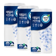 깨끗한나라 데일리 천연펄프 키친타올 150매, 24개