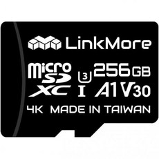 LinkMore 64GB XV11 Micro SDXC 카드 A1 UHSI U1 V10 Class 10 호환 읽기 속도 최대 95MBs SD 어댑터 포함, 256GB_A1 V30 (Lite) - xv-a11