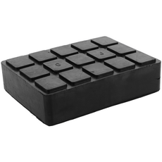 호환 차량 리프트 고무 패드 휠 잭 큰 전단, [01] Black, [01] 16.00X12.00X4.00CM