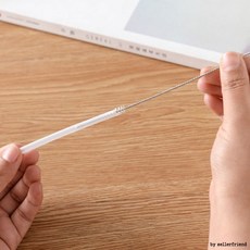 빨대브러쉬 세척솔 빨대솔 좁은솔 빨대 빨대설거지 좁은브러쉬, 1개