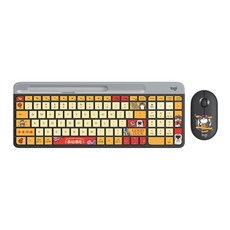 로지텍 슬립 키 블루투스 무선 마우스 키보드 세트 K580