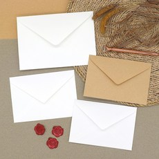 마음담아 인쇄가능 무지 화이트 크라프트 청첩장 카드 엽서 봉투, 5. 기본인쇄비(흑백)