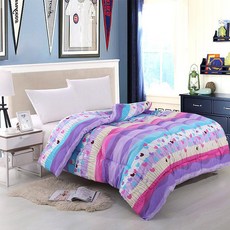 Thi en Warm Comforter 고 목화 패치 워크 이불 Duvet 여름 겨울 담요 침구 필러, 라이트 그레이, 180CM 220CM 3KG, 3kg, 1개