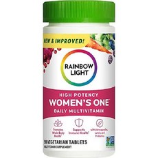 Rainbow Light 데일리 여성 종합비타민 비타민C 비오틴 150개입, 90개입 × 1개, 90개 (1팩), 우먼스 원