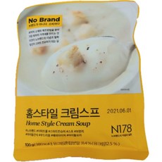 [오애뉴] 노브랜드 홈스타일 크림스프 100g 아침식사 대용, 3개