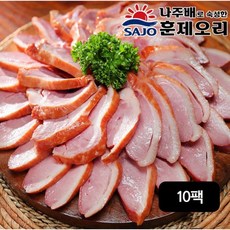 사조 숙성 훈제오리 180gX10팩, 10개, 180g