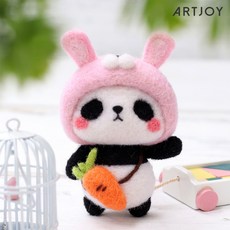 아트조이복숭아토끼