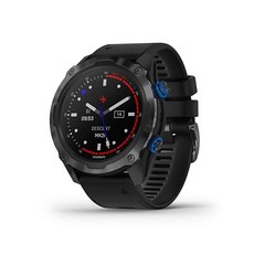 Garmin Descent Mk2i 시계 스타일 다이브 컴퓨터 공기 통합 멀티스포츠 트레이닝/스마트 기능 티타늄 및 블랙 밴드 - 가민mk2