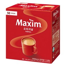 맥심 오리지날 커피믹스, 11.8g, 50개입, 1개 590g, 50개