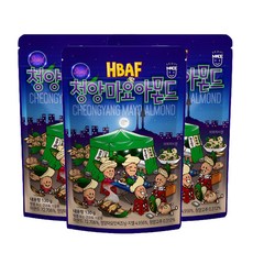 HBAF 청양마요 아몬드 130g, 130g 3개