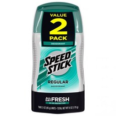 Speed Stick Men's Deodorant Regular - 3 Ounce Twin Pack, 2, 2 - 스피드스틱