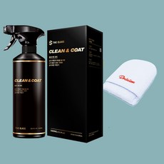 더클래스 클린앤코트 자동차 실내 가죽 세정제 코팅제 500ml+드라이뷰 핑거 어플리케이터, 500ml, 1개
