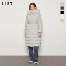 리스트 폭스FUR 벨티드 구스다운 점퍼 TSGJPN82510