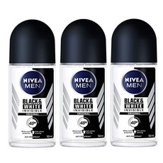 니베아맨 Nivea 롤온 블랙앤화이트 데오드란트 50ml 3팩, 1개