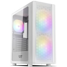 다크플래쉬 DK360 MESH RGB 강화유리 화이트