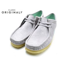 클락스 왈라비 로 CLARKS WALLABEE UK 규격 26160202 블루 스웨이드 BLUECOMBI