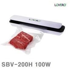 IFG694152러브러 진공포장기-가정용 SBV-200H 100W 390mm 80mm (1EA), 본상품 선택