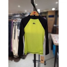 퀵실버키즈 남아 8-16세 슬림핏 긴팔 래쉬가드 (KD21BR222-YEL)(3098493) 백화점