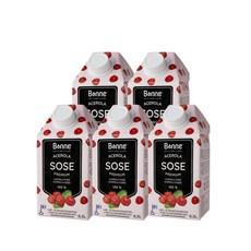 본네 핀란드 아세로라 퓨레 주스 500ml 5팩