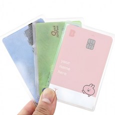투명 홀더 보관 포카 명함케이스 카드지갑 카드 PVC