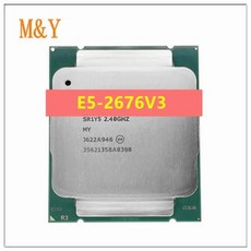 제온 E5 2676 V3 CPU E5-2676V3 SR1Y5 2.4GHz 30M 12 코어 LGA 2011-3 프로세서, 한개옵션0