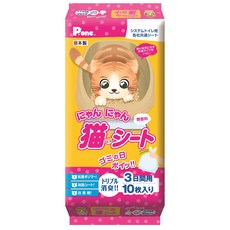 P.one 냥냥 고양이 시트 3일간 10장입, 1개