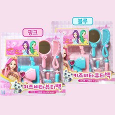 시크릿쥬쥬 화장가방 메이크업 핸드백 6세트(핑크3+블루3)