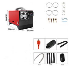 팝몰 차량용 온풍기 무시동 디젤 24V 탱크 덤프트럭 8kw 휴대용 기본구성 에어 화물차, 1개