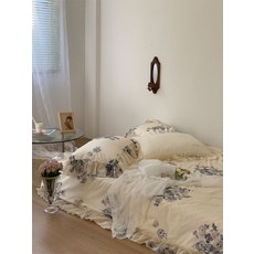 장미패턴차렵세트