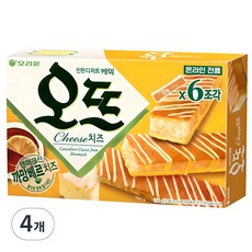 오리온 진한 디저트 케익 오뜨 치즈, 156g, 4개 624g, 1개