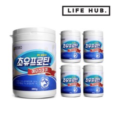 라이프허브 초유 프로틴 단백질 에브리데이, 5통, 280g