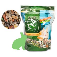 아기 토끼 사료 스위트 어린토끼 먹이 애기 토끼 밥, 1팩, 700g