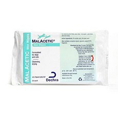 Dechra MalAcetic 고양이와 강아지 물티슈 25 카운트