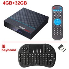 스마트 TV 박스 T95 MAX Plus Amlogic S905X3 안드로이드 9.0 4G RAM 64G ROM 2.4G/5G 듀얼 WIFI BT4.0 USB 3.0 HDR 8K, 06 4GB 64GB And i8_02 Eu 플러그, 1개