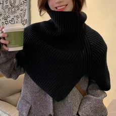 버킷웨어 풀오버 니트 넥케이프