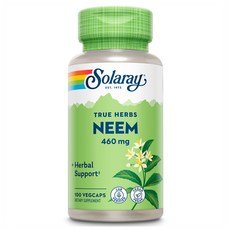 솔라레이 멀구슬나무 Neem Leaf 님잎 460mg 100캡슐, 1개