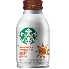 스타벅스 브렉퍼스트 블렌드 블랙커피 275ml, 26개