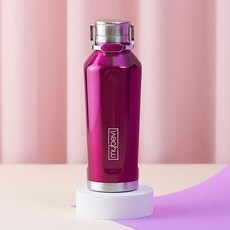 캐리핸들 진공단열 보온보냉 텀블러 베리퍼플