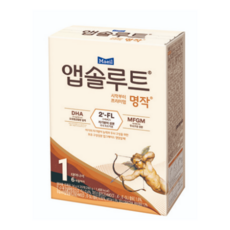 앱솔루트 프리미엄 명작 스틱분유 1단계, 20개입, 5개