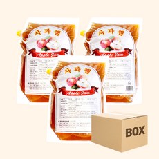 부국 사과잼 5KG x 3개 (박스) 와플시럽