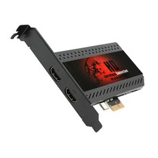 넥시 PCI-Express x1 Gen2 캡쳐카드 내장형 캡쳐보드 데스크탑용 LP브라켓 지원