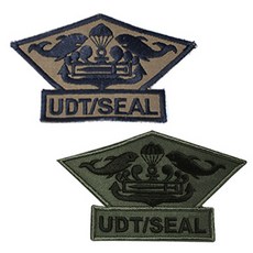 UDT/SEAL 패치 밀리터리 와펜 유디티 씰 2가지버전 - udt모자