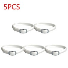  진드기목걸이 강아지 고양이 외부 기생충 해충 방지 벌레 퇴치 모기 산책 공원 밤, 5PCS, Small 48CM 