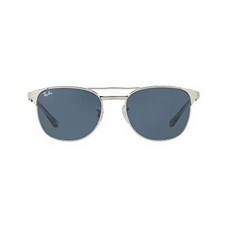 해외1565240 Ray Ban 레이밴 남자 RB3429M Metal Square 선글라스 Shiny silvergrey blue 58 mm 관부가세